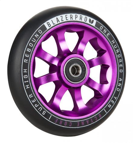 Blazer Pro Scooter Wheel Octane 110mm with Abec 9 purple